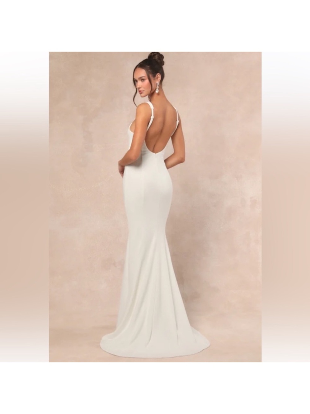 NWT Lulu's Safine Backless Mermaid Dress